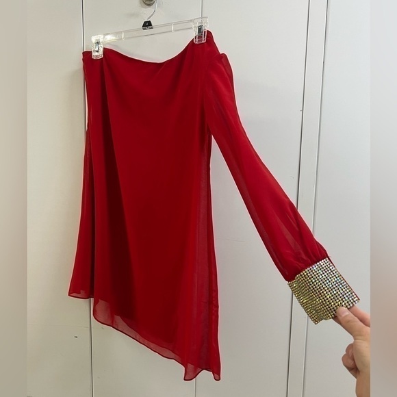 City Triangles One Shoulder Formal Mini Dress - Picture 1 of 3